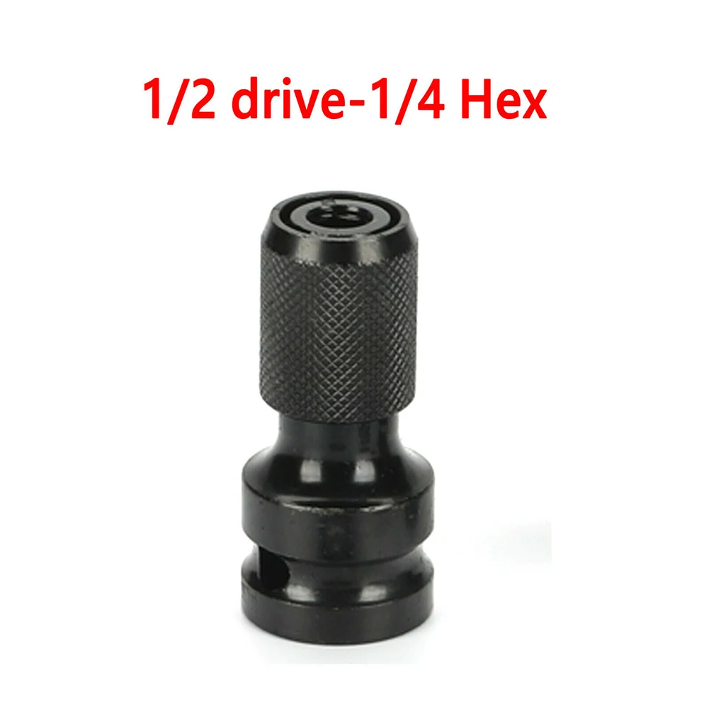 

Electric Wrench Impact Driver Chuck Adapter 1/2 Drive 1/4 Hex Drill Bit