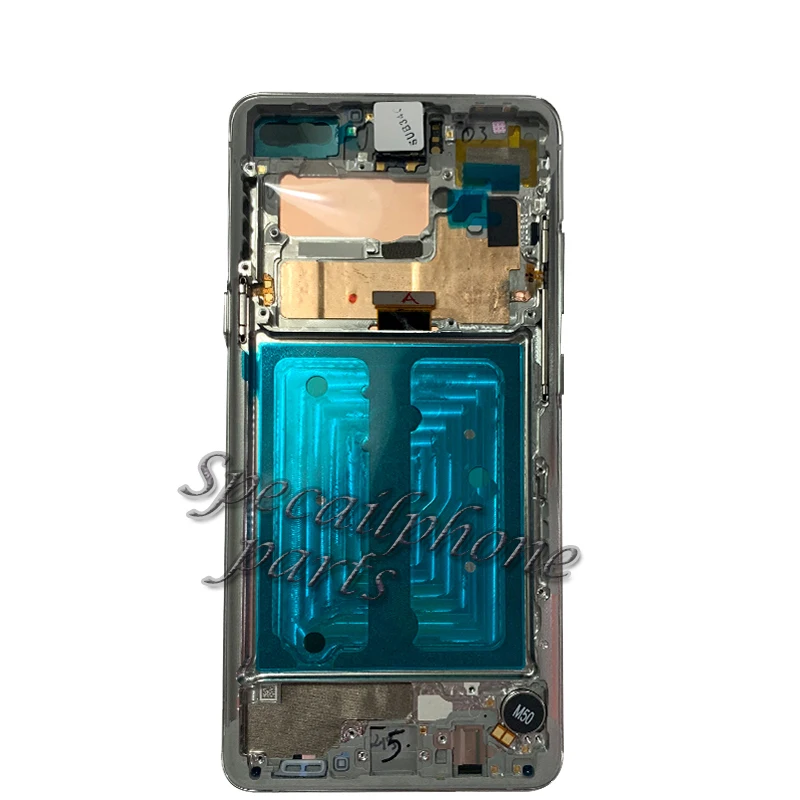 Оригинальный динамический Amoled ЖК-дисплей для Samsung S10 сенсорный с рамкой сменный