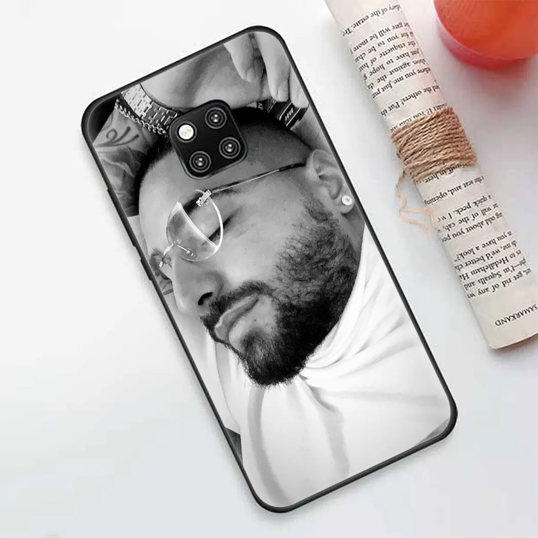Soft silicone Cover for Huawei Mate 10 20 30 Pro Lite Y6 Y7 Y9 Prime Y5 Black Phone Case Maluma | Мобильные телефоны и