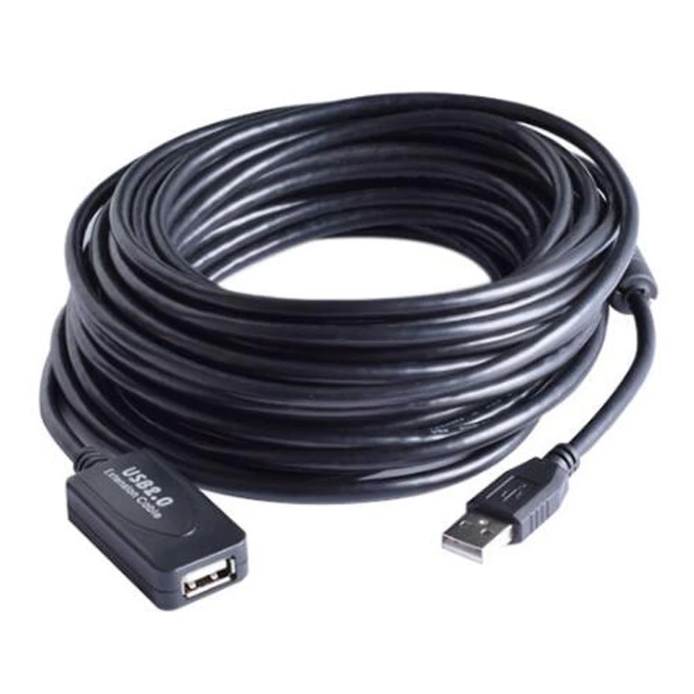 3 м 5 10 15 20 25 30 USB 2 0 Удлинительный кабель штекер-гнездо Активный ретранслятор