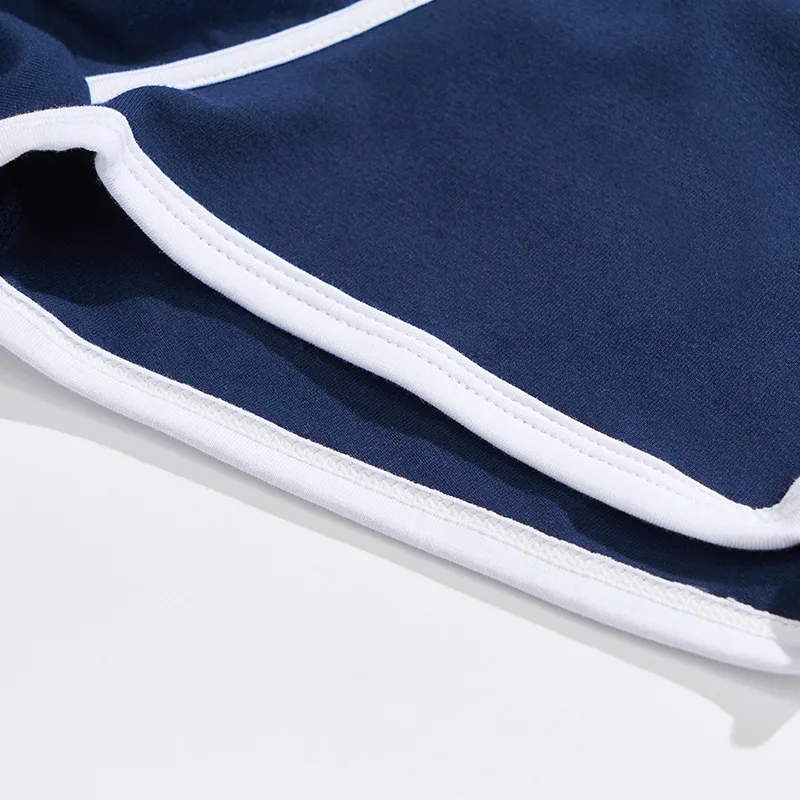

Men'S Underwear Boxers Youth Solid Color Pure Cotton-Four Corners Summer Medium Waist Breathable Boy'S Trunk