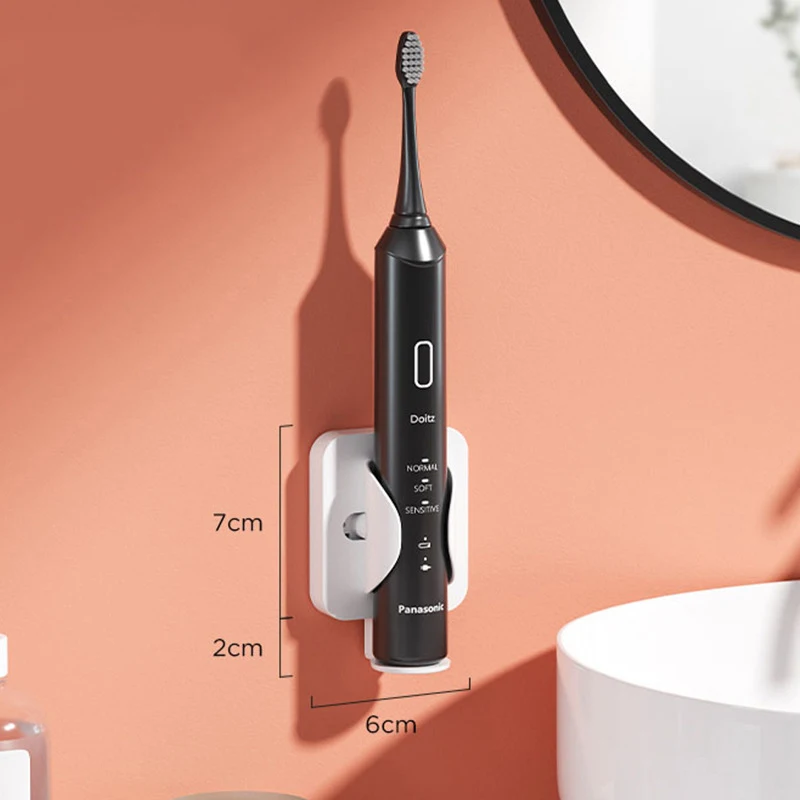 

New Gravity Sensor Electric Toothbrush Holder Creativity No Trace Bracket Wall Mounted Save Space Bathroom Accessories 1PC