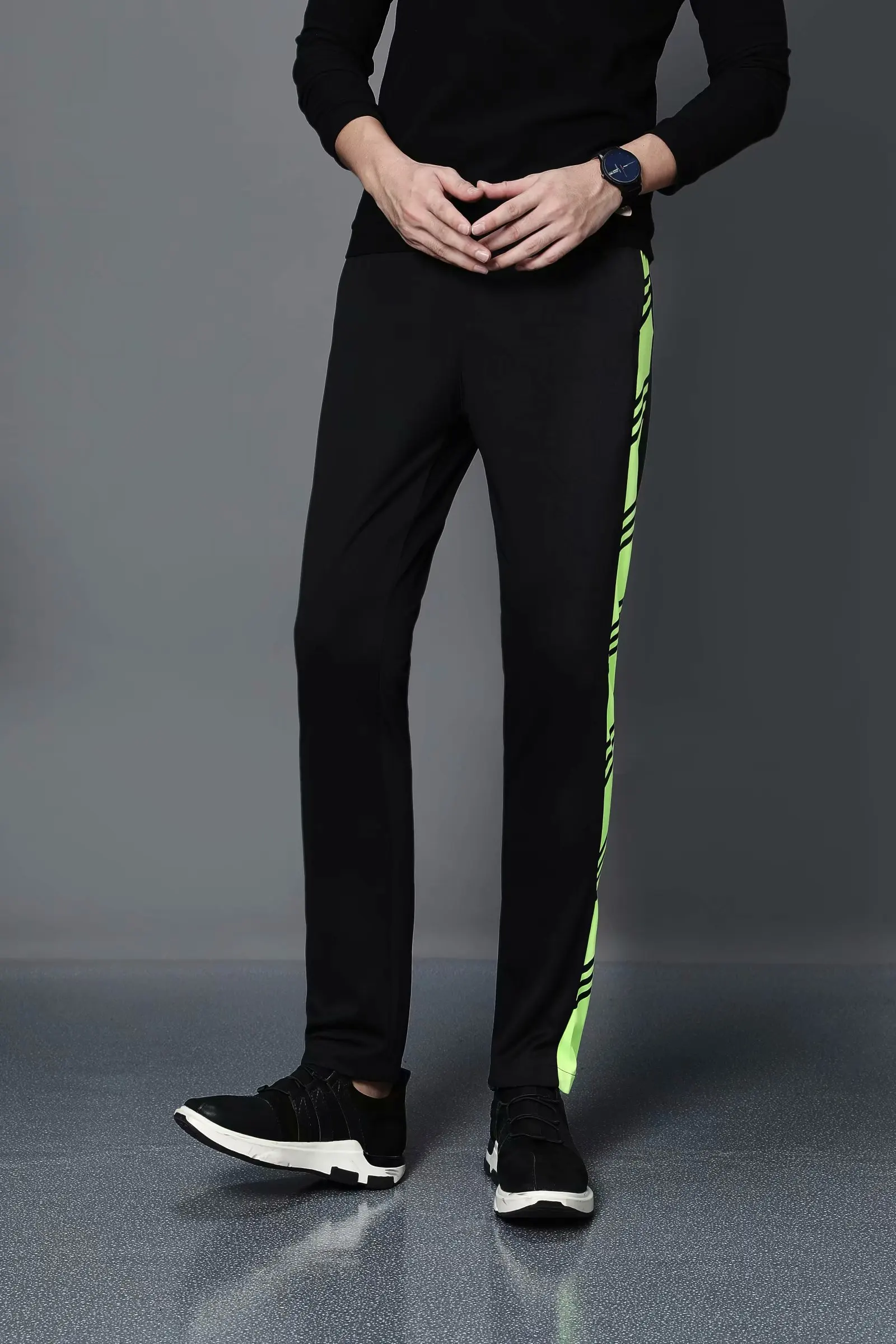 Модные мужские тренировочные спортивные брюки с карманами для бега штаны