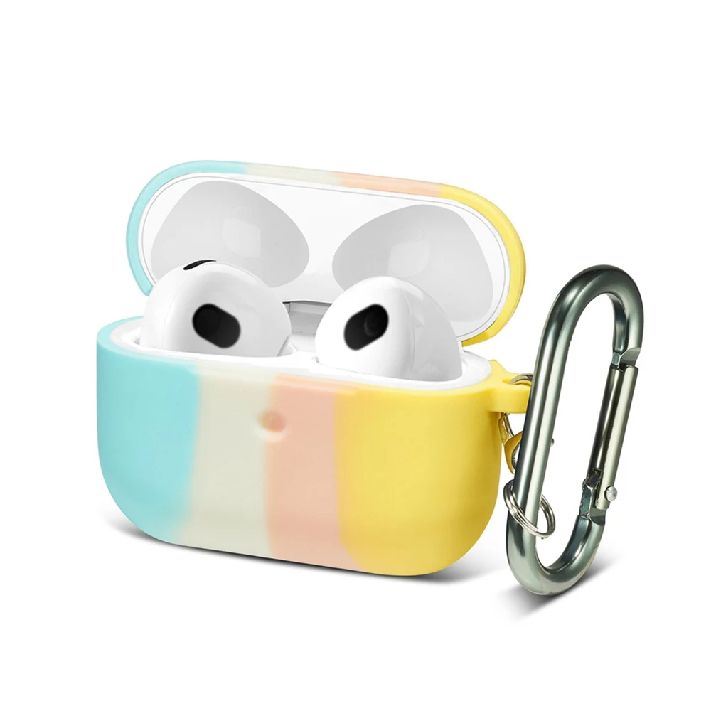 For AirPods 3 Silicone Case Protective Cover Earphone Skin Airpods Accessories Headphones | Электроника