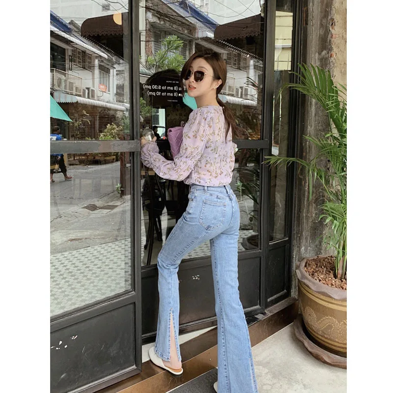 Весенне-летняя корейская мода импортный стиль маленький фиолетовый микро