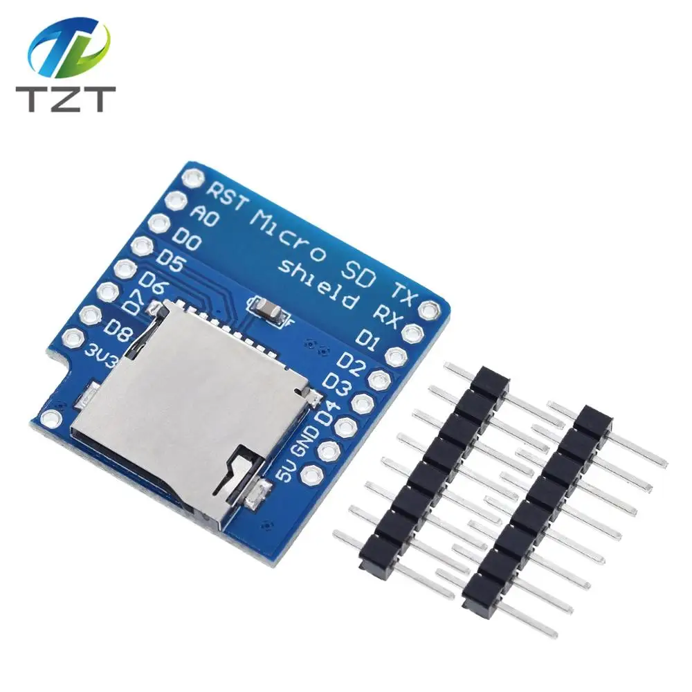 Щит для карты Micro SD WeMos D1 Mini TF WiFi ESP8266 совместимый беспроводной модуль Arduino |