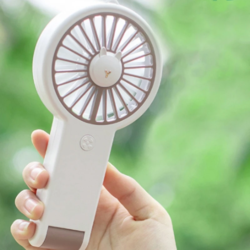 

Portable Fan Handheld USB USB Rechargeable Mini Folding Fan Travel Outdoor Home Office Quiet Collapsible Desk Fans
