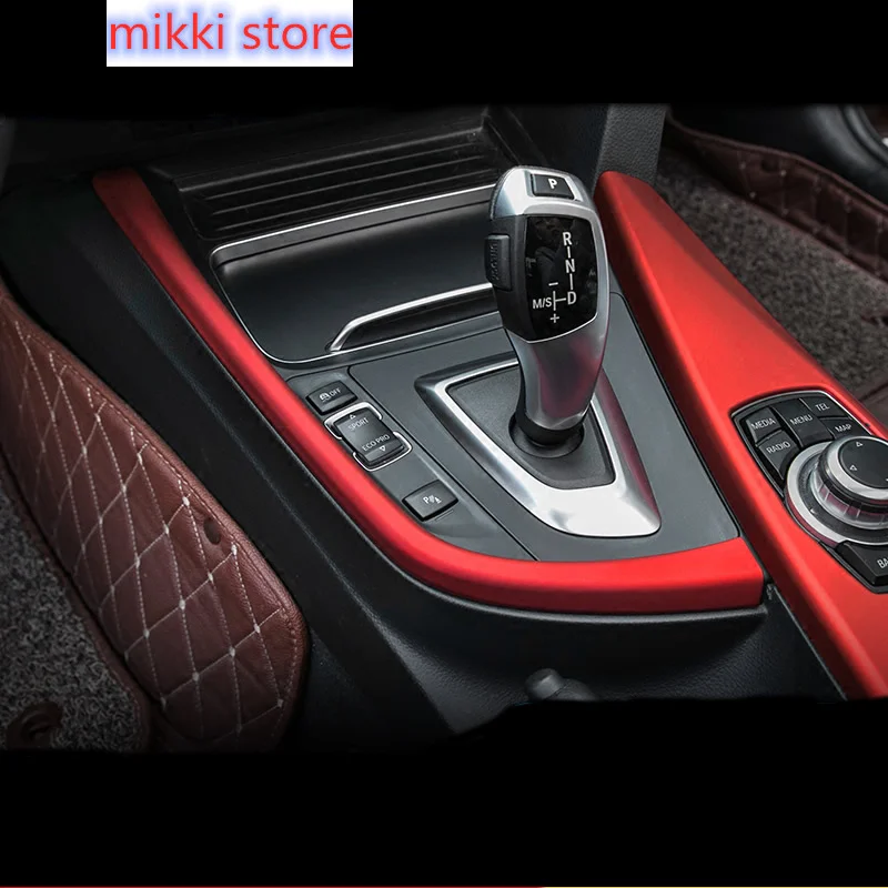 

Аксессуары для BMW 3 4 серии 3GT F30 F31 F32 F34 F36 Автомобильная наклейка внутренняя коробка переключения передач Панель крышка отделка стойка Декоративная полоса