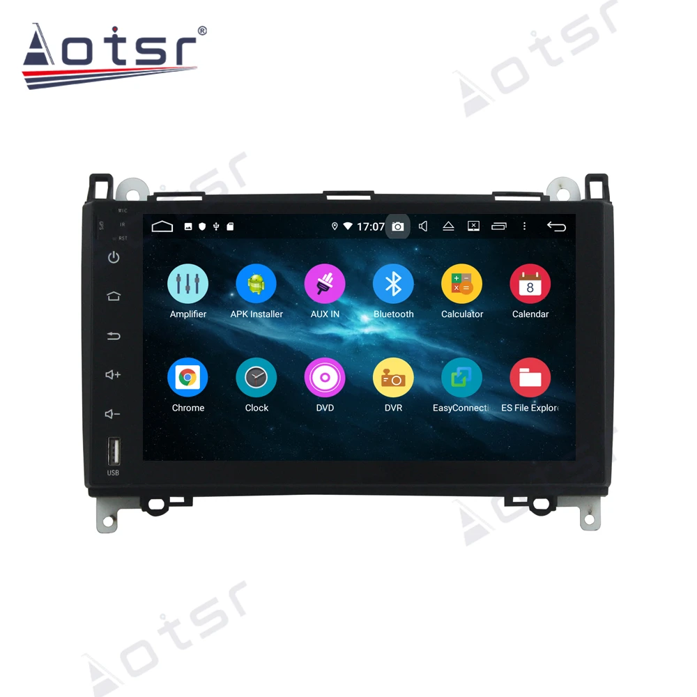 Aotsr Android 10 0 4 + 64 ГБ Автомобильный Радио плеер GPS навигация автомобильный стерео