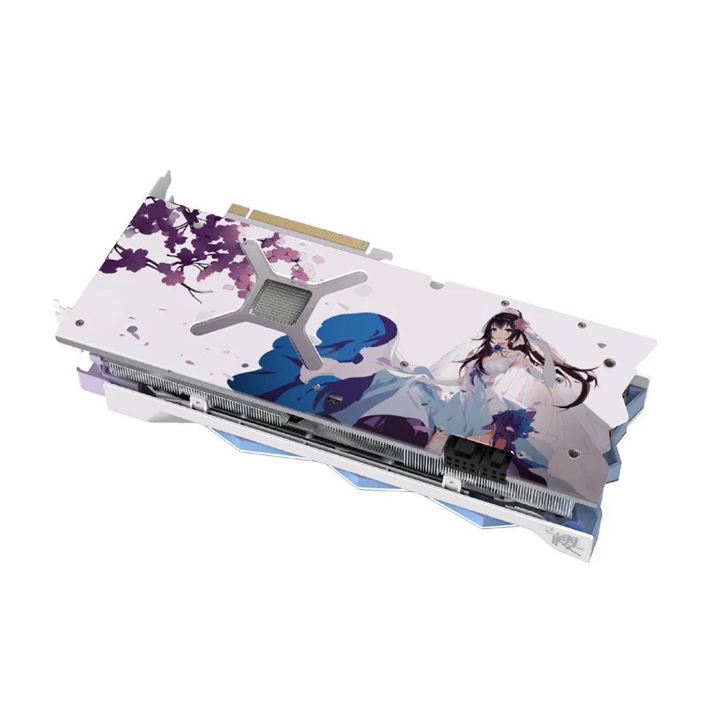 Игровая видеокарта Yeston RX6700XT-12G D6 YA с 12G/192bit/GDDR6 двойной светильник режим 3 * DP + HD |