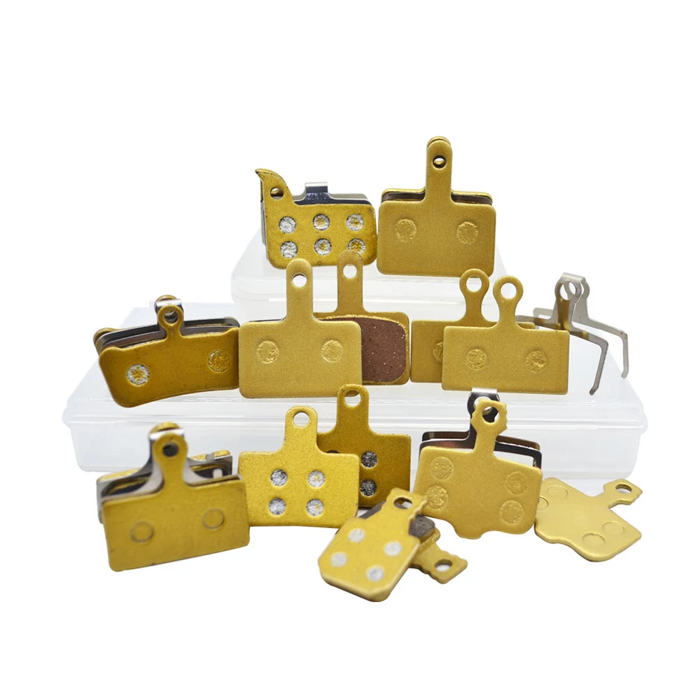 

2 Pairs Metal Resin Bicycle Parts Bike Accessories Road Bike MTB Metallic Pad Brake Pad Disc Brake Pads Brake Blocks