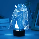 Мой герой Академия светильник детский аниме Светодиодная лампа кролик девочка для комнаты праздник Иллюзия Декор подарок на день рождения Death Note