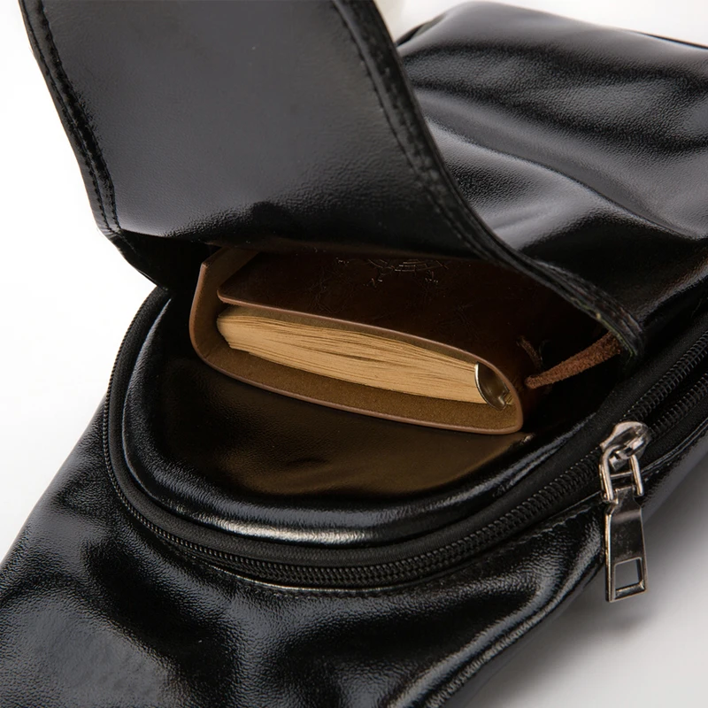 

Retro Leather Chest Bag Men Vintage Leather Sling Bags Travel Backpack Crossbody Shoulder Day Pack Pouches