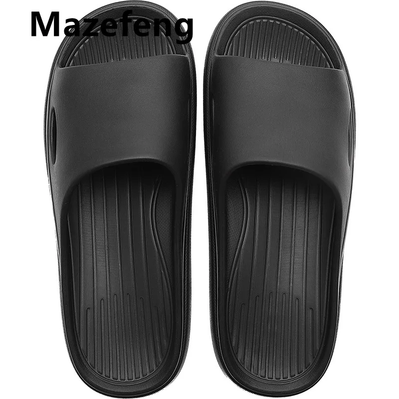 

Flat Shoes Men Summer Non-slip Flip Flops Home Slippers Male Slipper Comfortable NEW Men Indoor Floor Zapatillas De Hombre