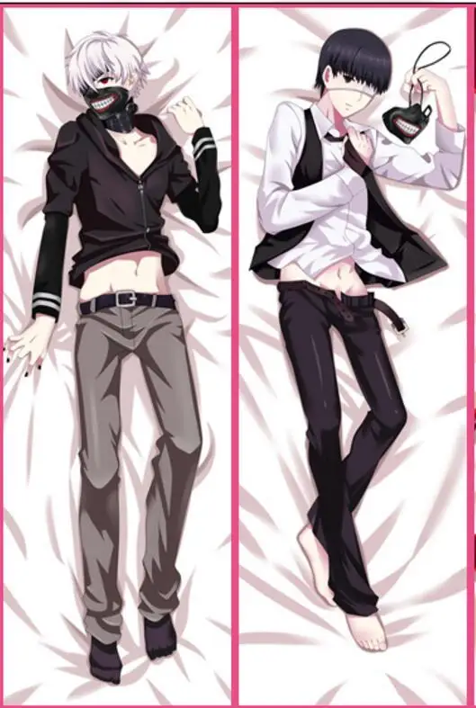 Короткая футболка с героями из японского аниме Tokyo Ghoul Ken Kaneki Uta JUZO SUZUYA наволочка