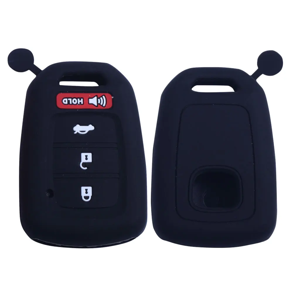 

For Honda Accord Civic Crv Jazz HR-V HRV Vezel 2015 2016 Remote with Hold 4 Buttons Silicone Car Key Cover Case