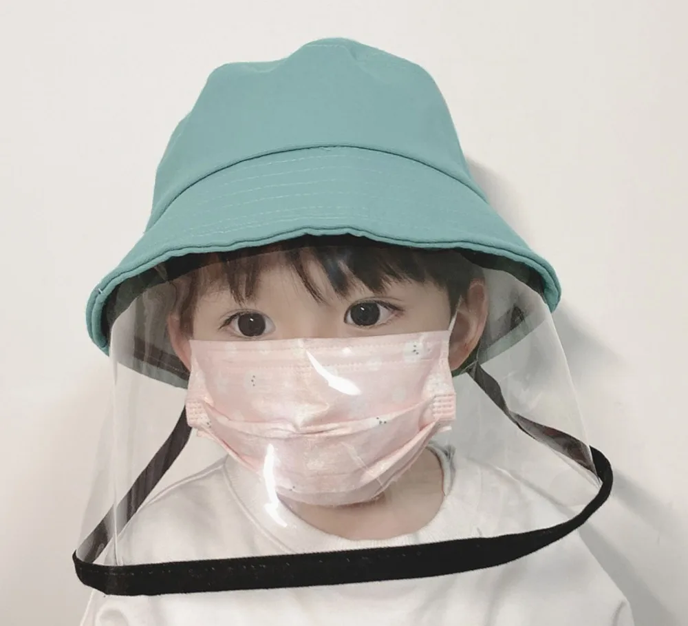 Kids Dust Cover Full Face Cap bucket Hat Children Anti Protective Droplets Spreading Prevent caps hat outdoor | Красота и здоровье