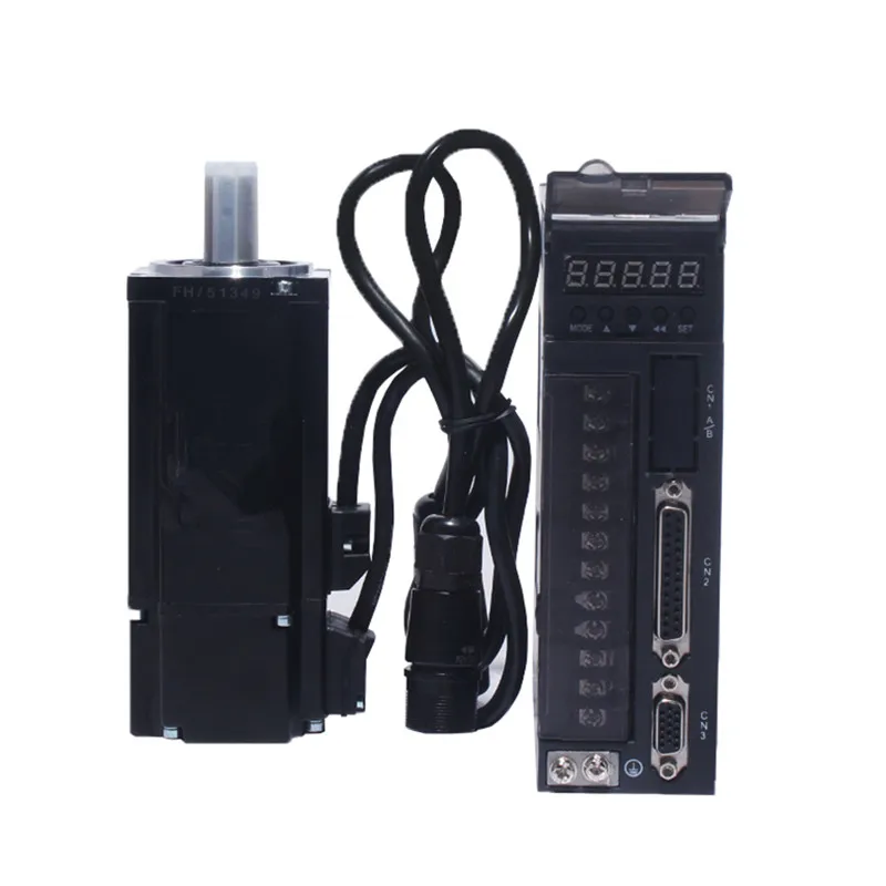 60ST M00630 0.637N.M 0.2KW Серводвигатель переменного тока мотор 220v 3000 об/мин + шаговый
