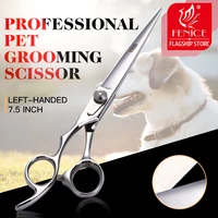 fenice 7 5 inch professional pet grooming scissors cutting shears left handed scissors for pet beautician