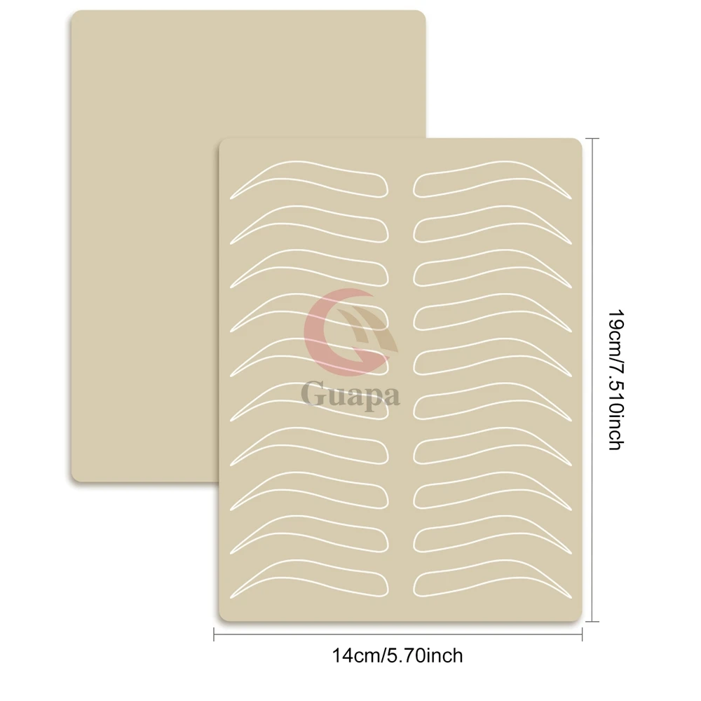 2 шт. товары для практики микроблейдинга латексная кожа бровей Перманентный