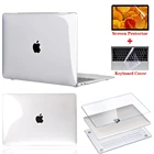 Прозрачный защитный чехол для ноутбука Apple Macbook Pro 2021, чип M1 Air 14,2, Retina A2338, 11, 12 дюймов, A1370