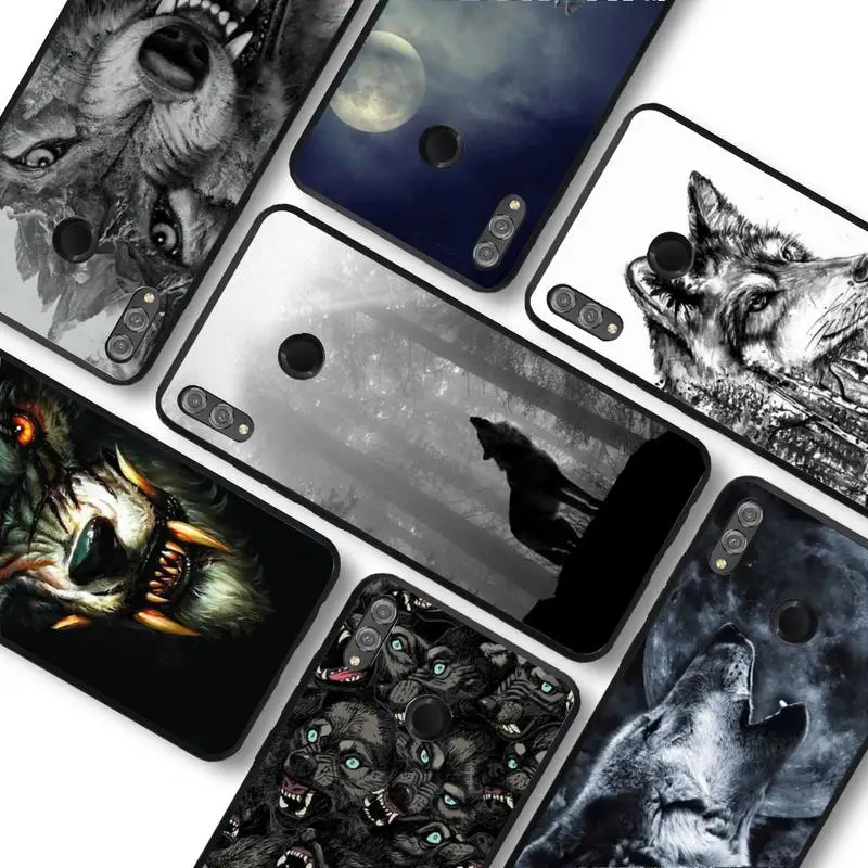 

Angry Snow Wolf Phone Case For Huawei honor10Lite 10i 20 8x 10 for Honor9lite 9xpro Coque