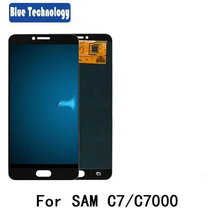 ЖК экран Super AMOLED для Samsung Galaxy C7 C7000 дисплей с сенсорным дигитайзером в сборе SM