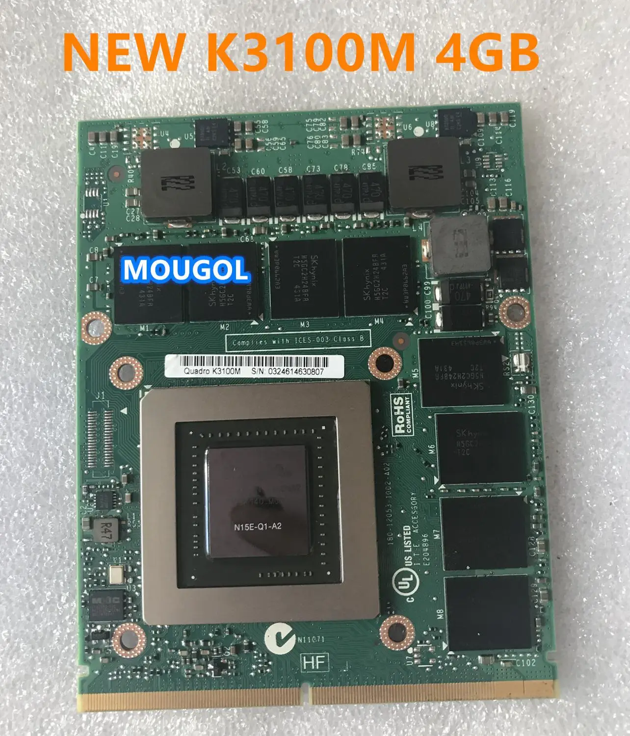 Фотографическая видеокарта K3100M для ноутбука DELL M6700 M6800 M6600 HP 8740W 8760W ZBOOK17|Звуковые