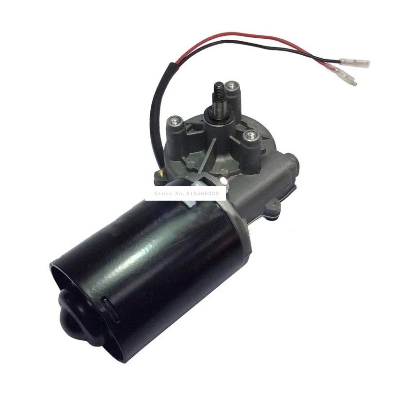 

New DC Gear Motor High Torque 6N.m Garage Door Raplacement Electric Right Angle Reversible Worm Gear Motor 5A 12V/24V 30W 50RPM