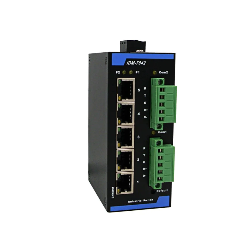 Шлюз IDM 7842 Modbus 2 канальная Оптическая изоляция RS485/232 последовательный порт 5