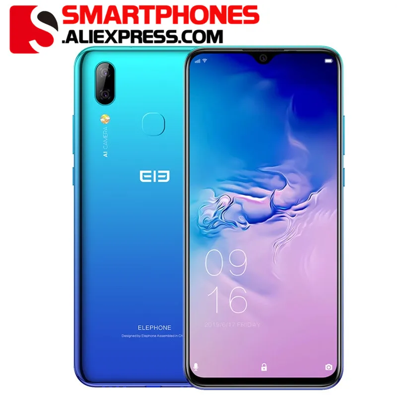 Elephone A6 Max смартфон с восьмиядерным процессором MT6762V ОЗУ 4 Гб ПЗУ 64 ГБ 20 МП 3400