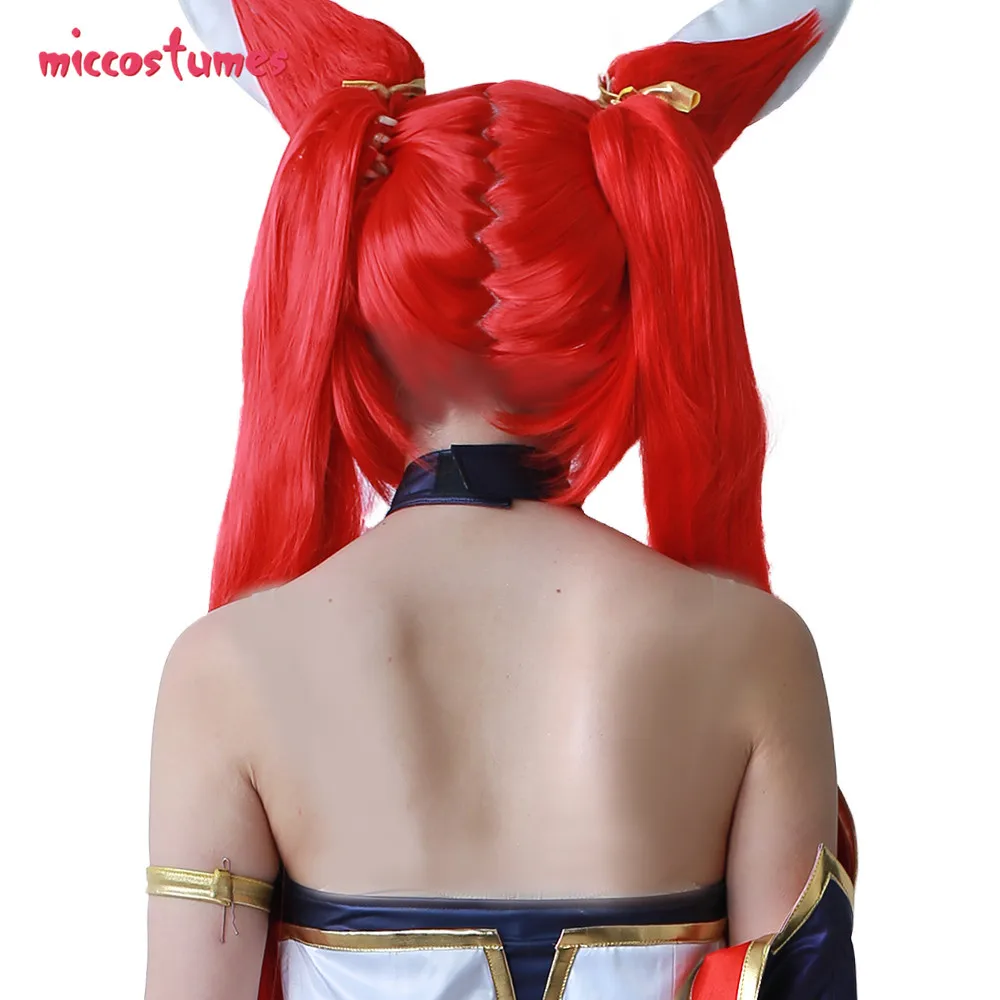 

Jinx Cosplay Wig Woman Red Long Synthetic Wig Hair
