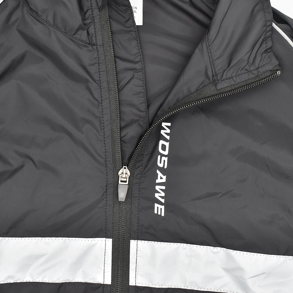 WOSAWE Ультралегкая Светоотражающая велосипедная Джерси ветровка