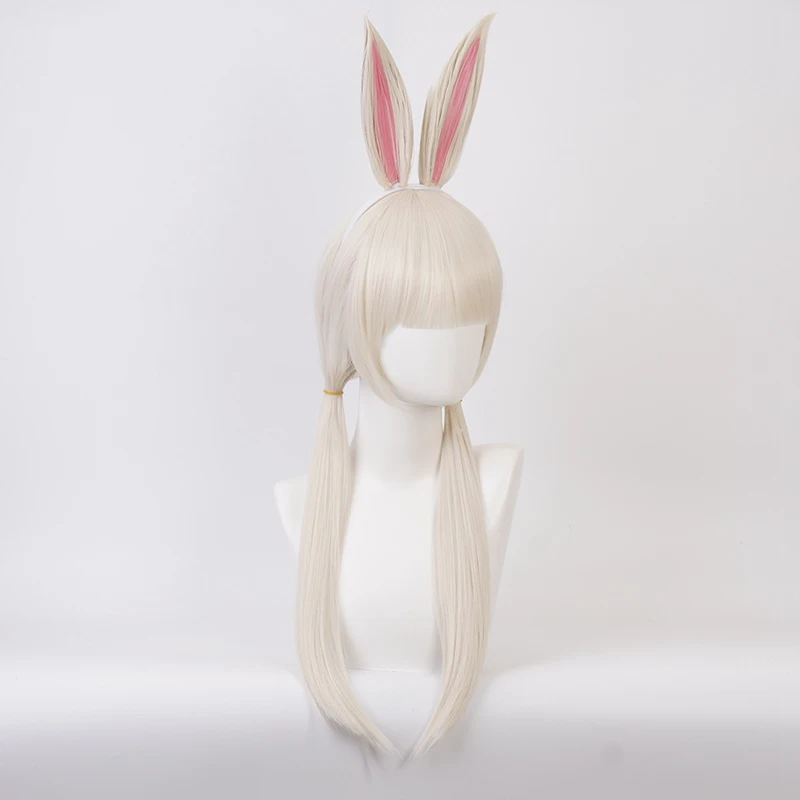 Парики BEASTARS для косплея парик кролика Хару короткие длинные волосы кроличьи уши