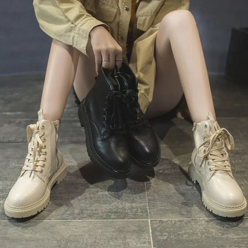 Coolcept/Лидер продаж Модные женские мотоциклетные ботинки ботильоны из