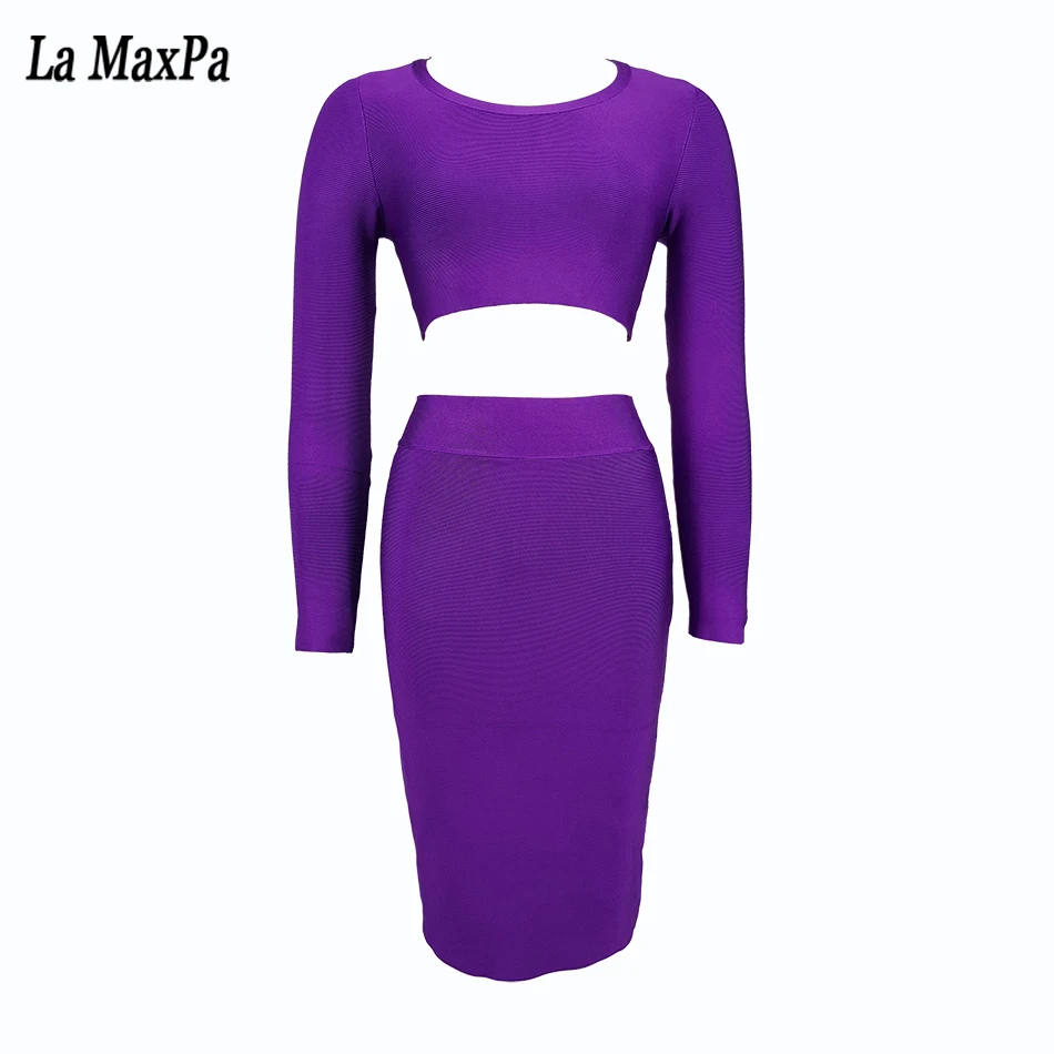 Женское платье с длинным рукавом серое синее фиолетовое о-образной горловиной |