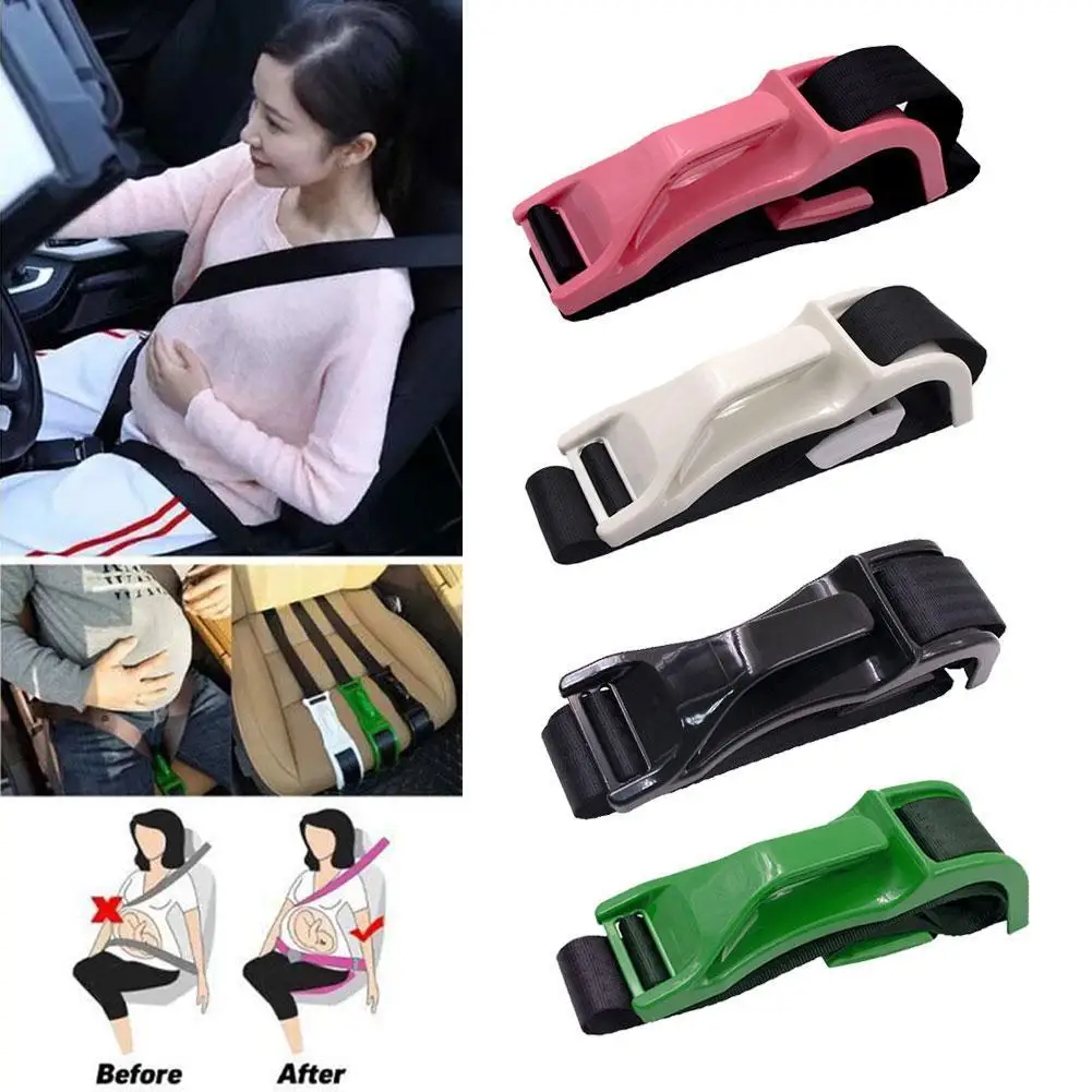 

Pregnancy Car Seat Belt Adjuster Comfort Safety for Maternity Moms Belly Protect Unborn Baby Pregnant Woman Driving Safe Belt