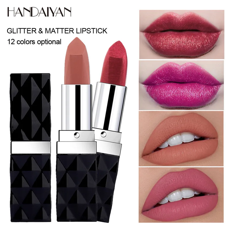 Блестящая помада роскошная металлическая для макияжа блеск губ макияж