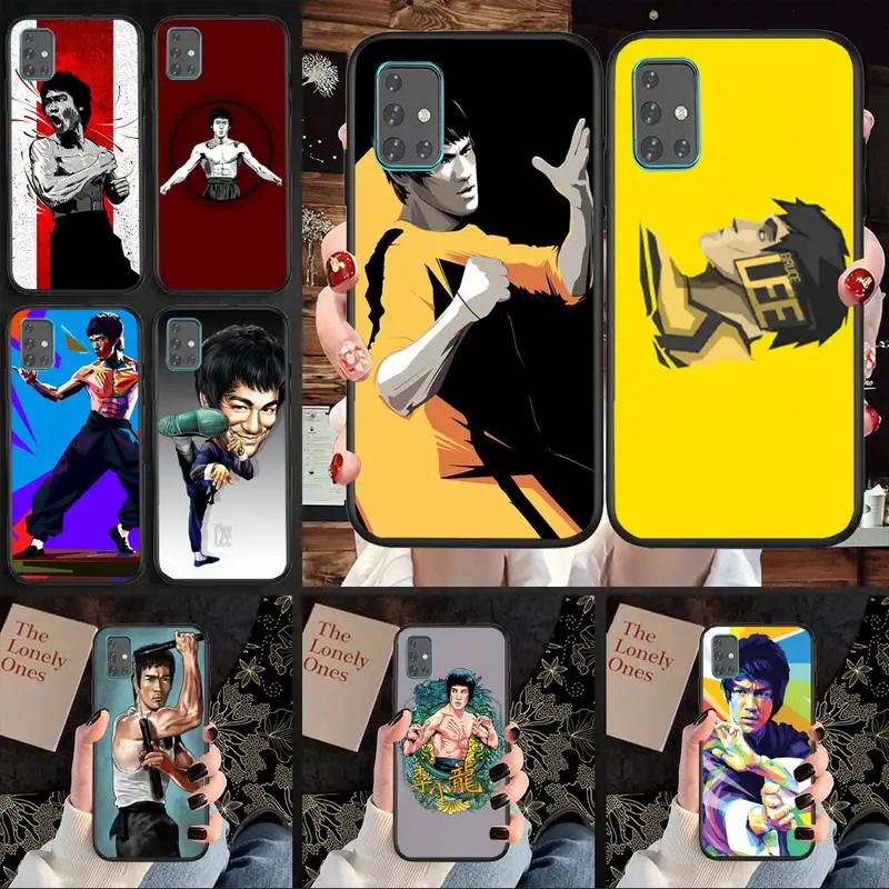 

Bruce Lee Kungfu Taekwondo Phone Case For Samsung A11 A12 A71 A80 M10 M20 M21 M30 M31 M31S 5G Cover Fundas