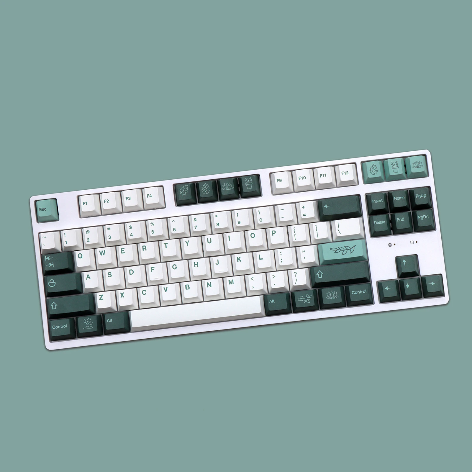 

143 Keys/set Botanical Keycaps PBT 5 Sides Dye Subbed GMK Key Caps For Customized Mechanical Keyboard Cherry Profile 1.75u 2u