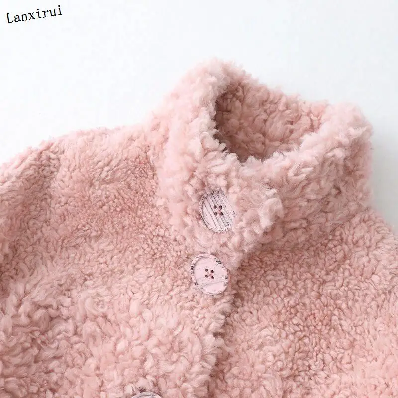 Женская Шуба из овечьей шерсти, осенне-зимняя куртка в Корейском стиле, 100%, искусственная шерсть от AliExpress RU&CIS NEW