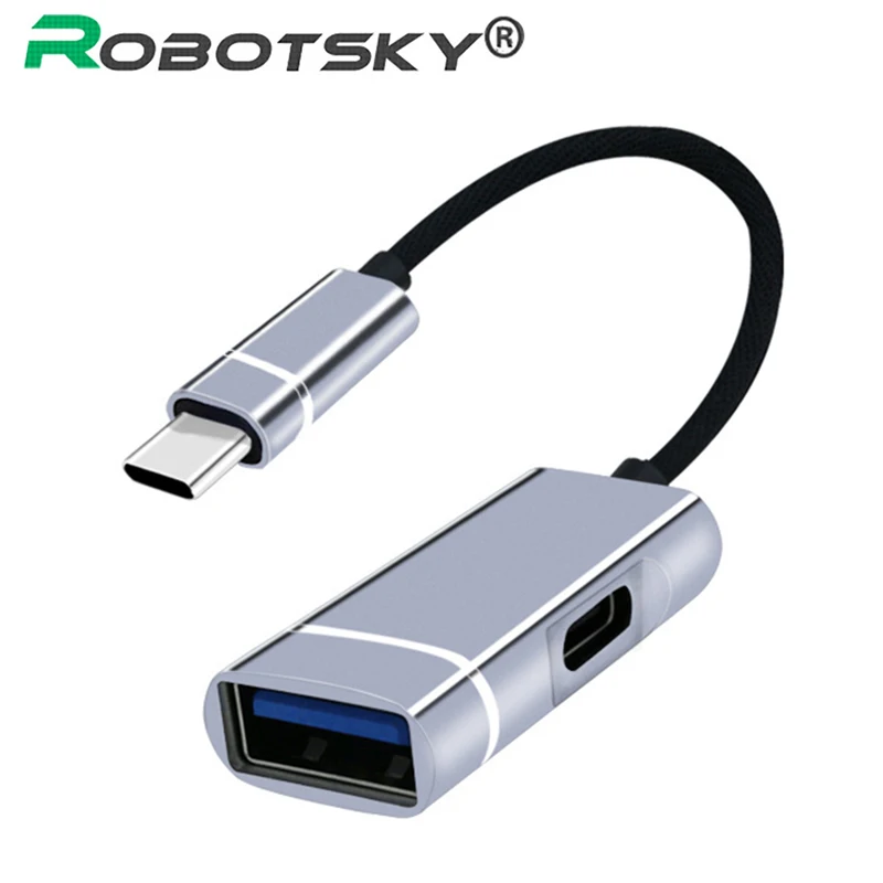 Переходник с USB Type C на 3 0 OTG-кабель папа мама Кабель-адаптер для MacBook Pro Samsung адаптер