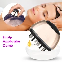 scalp applicator liquid comb hair scalp relax massage hair growth serum oil essential oil liquid guiding comb apply hair care