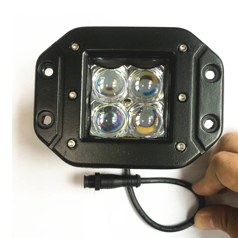 20W 5D RGB Pods Flush Mount Bluetooth Switch Control Music Mode Many Colors changing LED Cubes Lights for Truck Jeep Motorcycle |