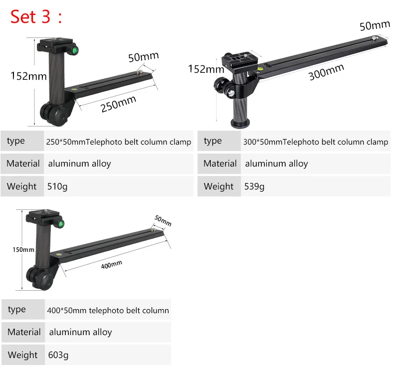 Телеобъектив Поддержка dslr quick release Камера пластина штатив площадь 50 мм Ширина пластины для manfrotto dslr камера с винтом 3/8 1/4