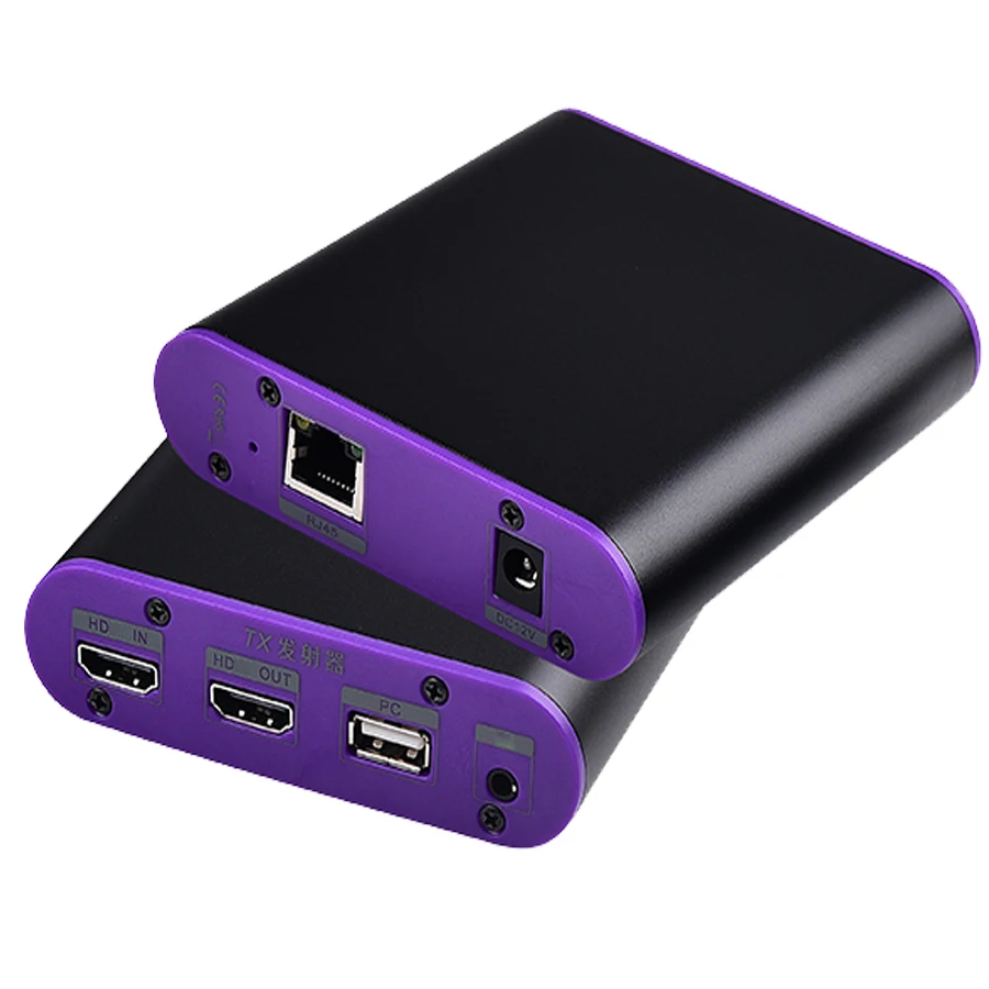 Measy Cat871 KVM 120m/396ft 1080p 60Hz HD приемник передатчика расширения Ethernet через cat5e/6/7 для 3D EDID