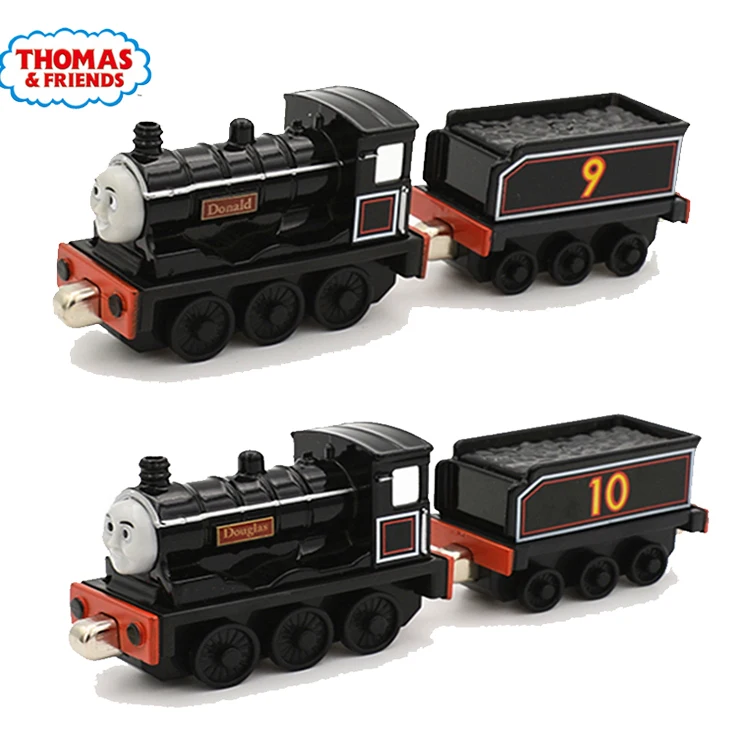 Donald-Douglas Genunie Томас и его друзья Trackmaster 1:43 картонная коробка сплав магнитный поезд ударопрочный высокое качество автомобиль детские игрушки подарок - Цвет: Donald-Douglas