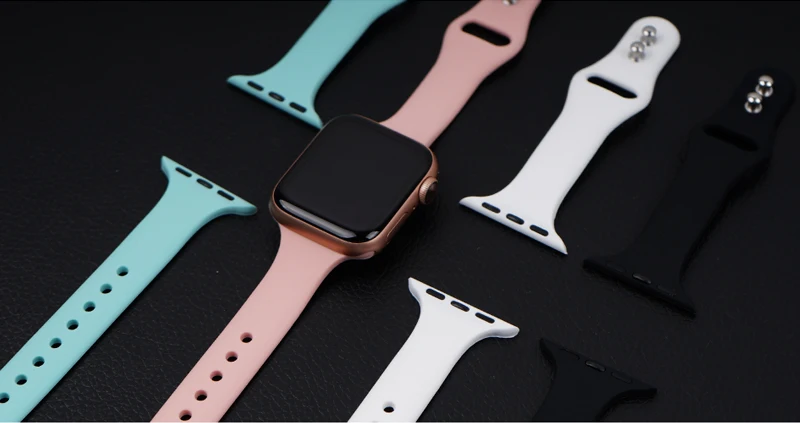 Strap for Apple watch 4 band 44mm 40mm iWatch band 38mm 42mm Sports silicone bracelet Watchband for correa Apple watch 3/2/1