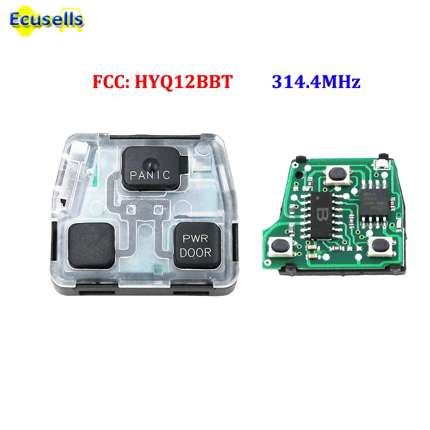 3 кнопки 314 4 МГц плата управления FOB pcb для Toyota Lexus RX330 RX350 RX400h RX450h FCC HYQ12BBT|Ключ от