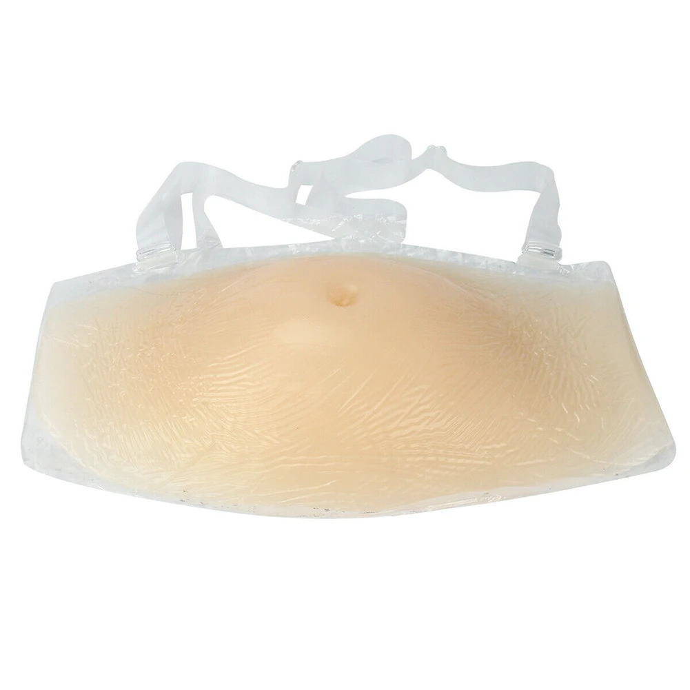 Живот беременных Косплей фотография поддельные живот реалистичный Bellyband